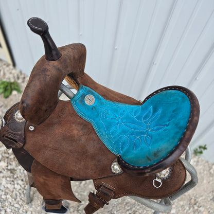 14.5" Double J Feather Light Barrel Saddle