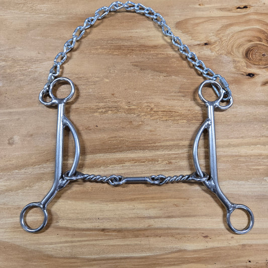 William Crutcher Long Shank Reverse Gag Twisted Dogbone