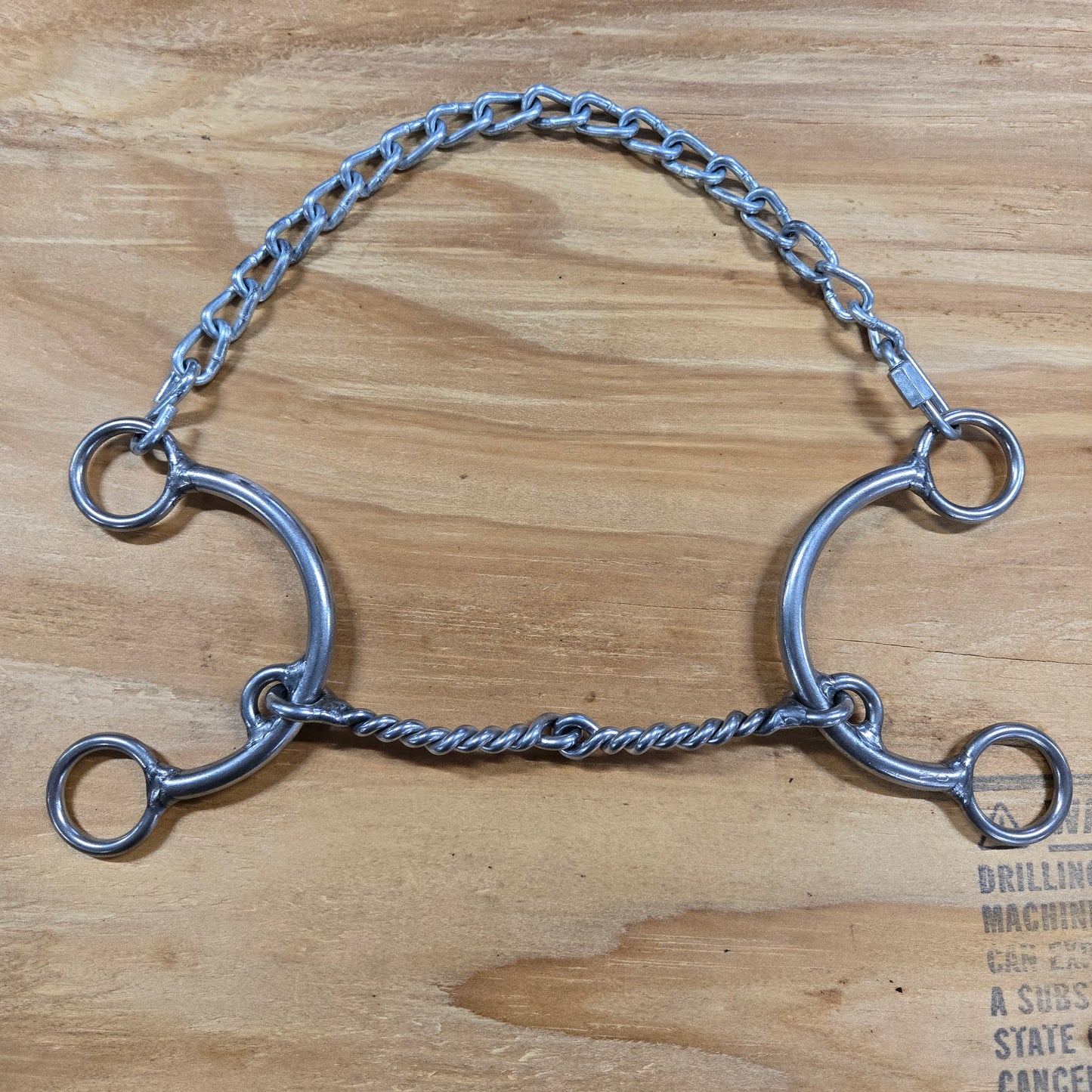 William Crutcher Locked Smiley with Medium Twisted Mouthpiece