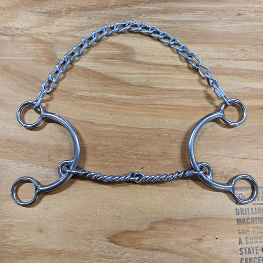 William Crutcher Locked Smiley with Medium Twisted Mouthpiece