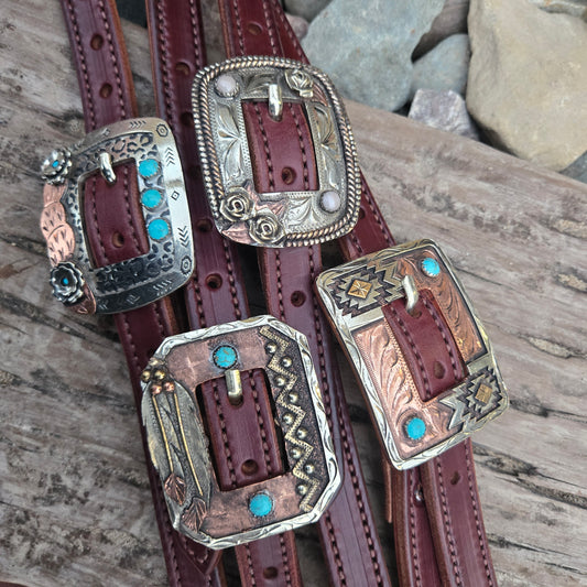 Rowdy Rose Buckle One Ear Headstalls