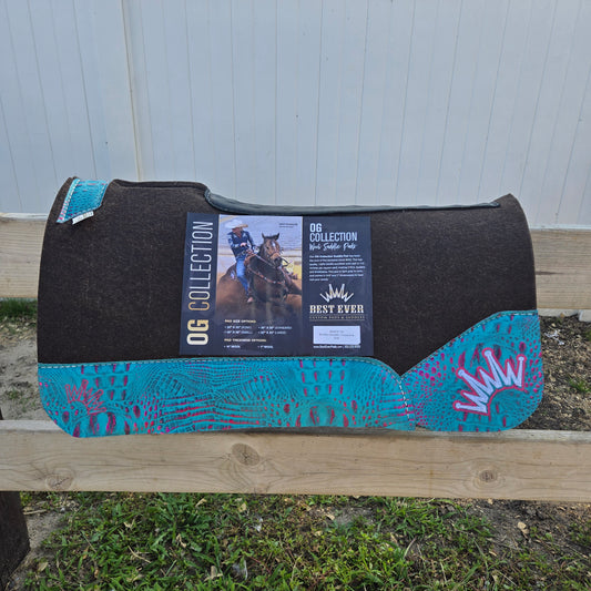 Best Ever OG Wool Bold Rio Crocodile Barrel Pad