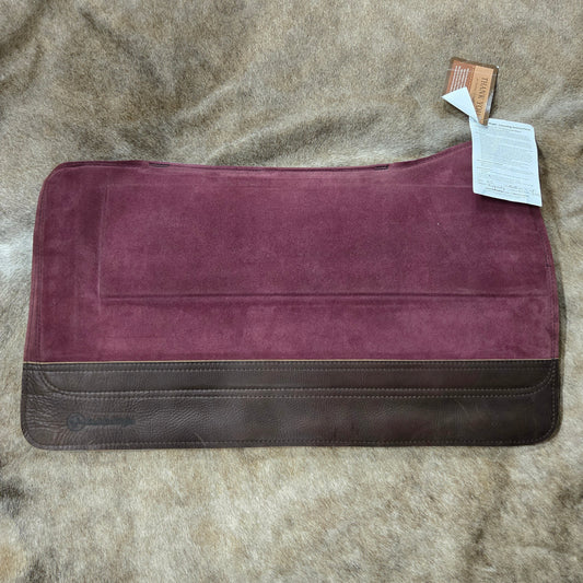 SaddleRight Burgundy Western Deluxe