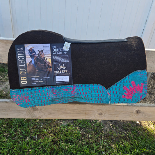 Best Ever OG Wool Open Extended Bold Rio Crocodile Barrel Pad