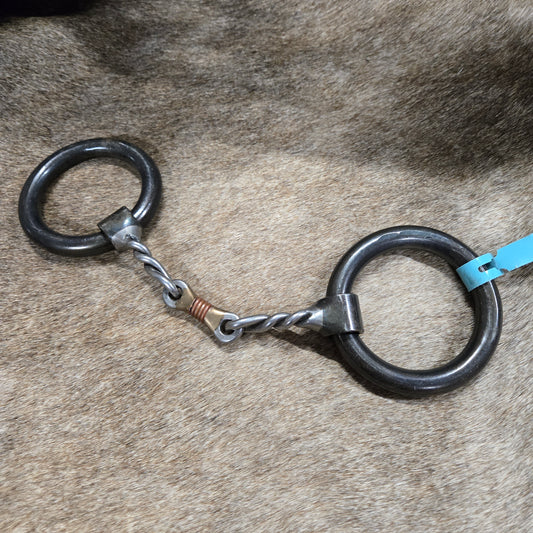 Dutton Heavy O Ring Twisted Dogbone Mouth Bit