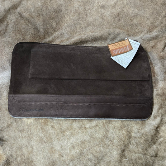 SaddleRight Dark Brown Western Deluxe Legacy