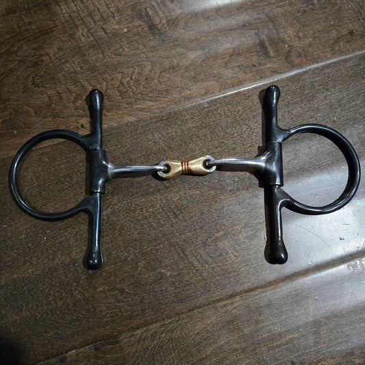 Dutton Full Cheek D-Ring 3 Piece Dog Bone Smooth Mouth