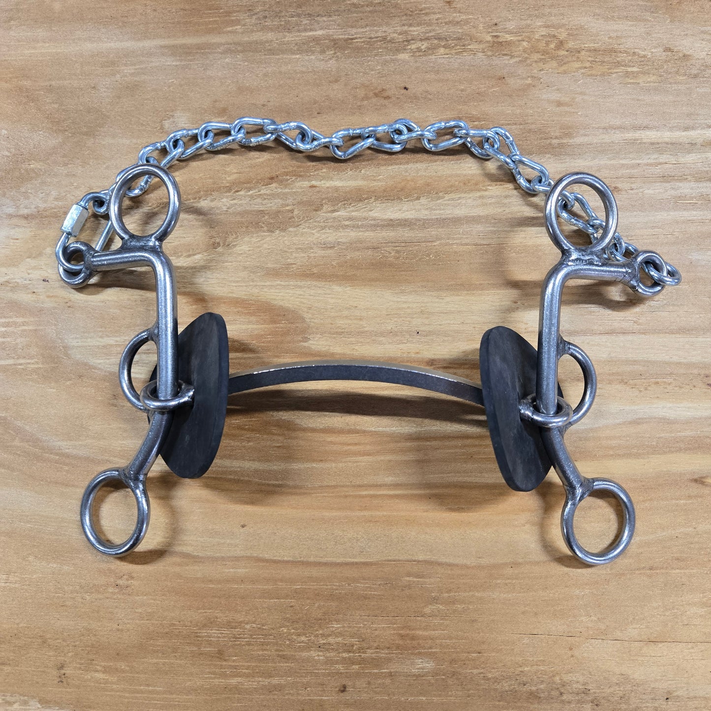 William Crutcher 6" Set Back Limited Gag with Square Mullen Mouthpiece