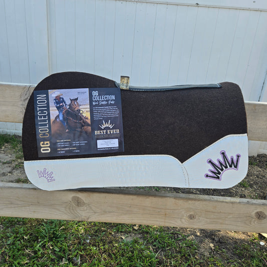Best Ever OG Wool Open Extended White Crocodile Barrel Pad