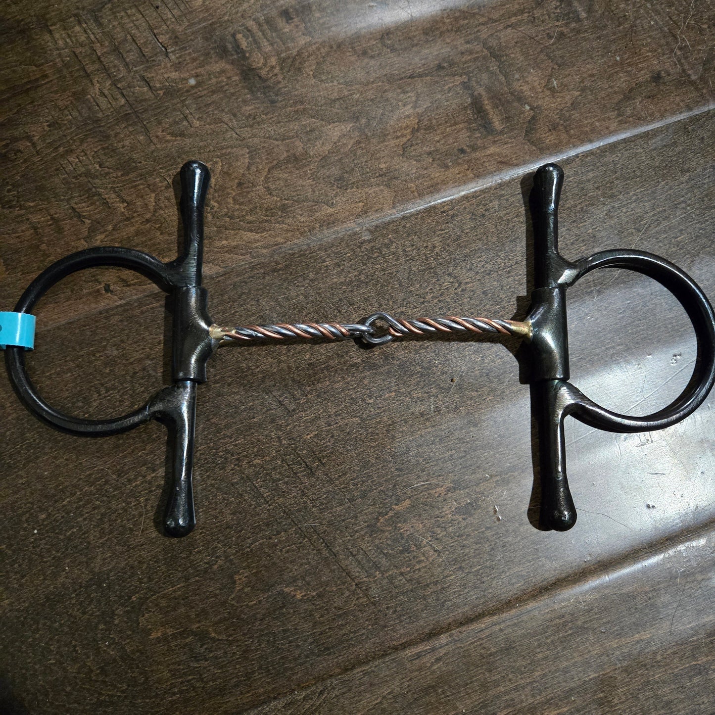 Dutton Full Cheek D-Ring 2 Piece Small Copper Twisted Mouth