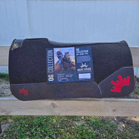 Best Ever OG Wool Chocolate Elephant Barrel Pad