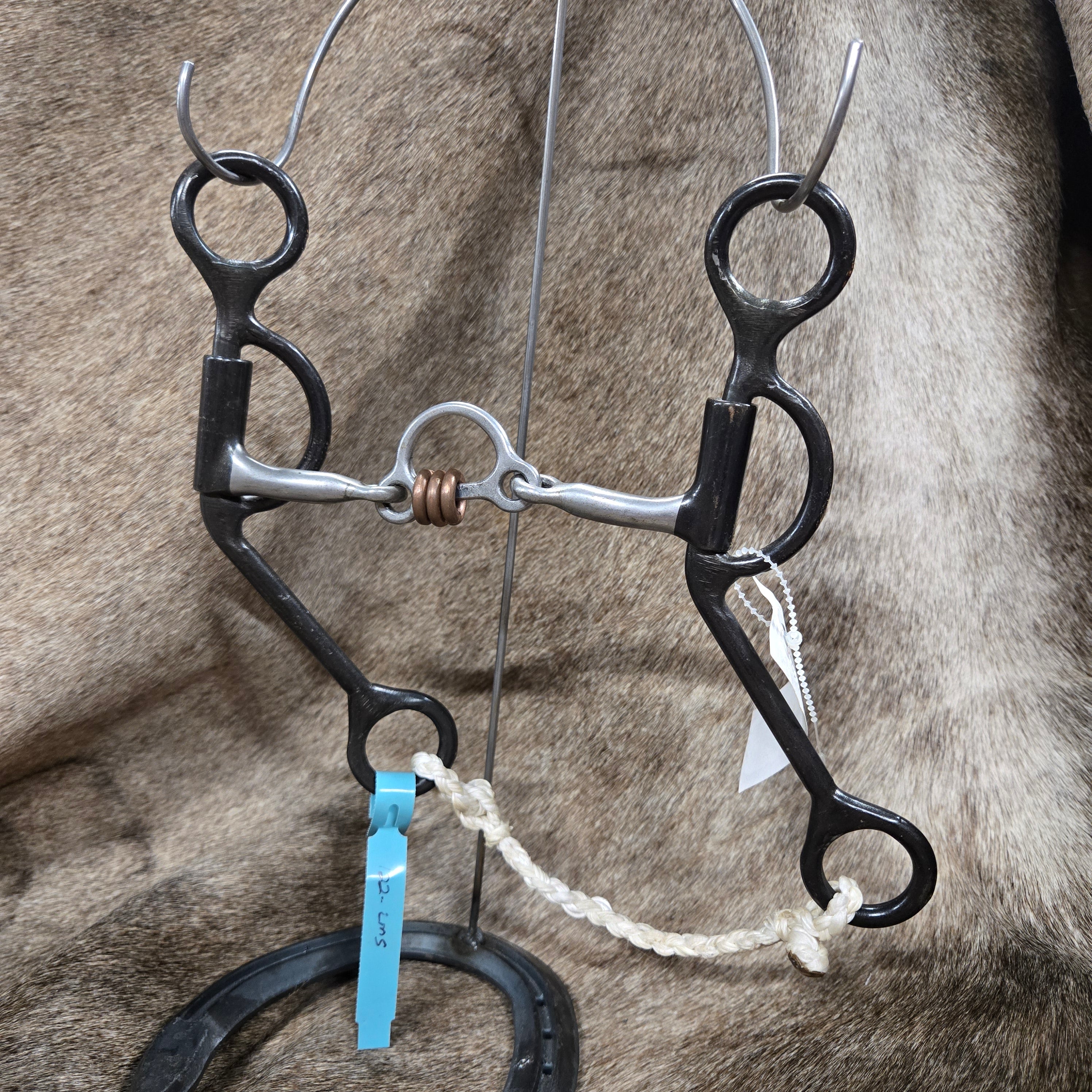 Dutton Dogbone with Copper Rollers D Ring Snaffle 43-12 Dutton Dogbone with Copper Rollers D Ring Snaffle 43-12