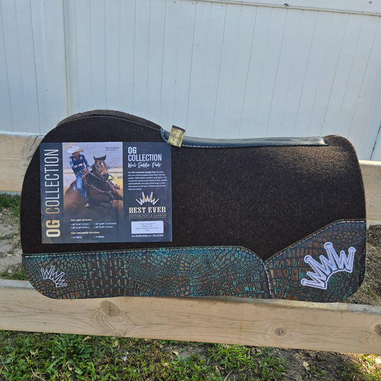Best Ever OG Wool Open Extended Lagoon Crocodile Barrel Pad