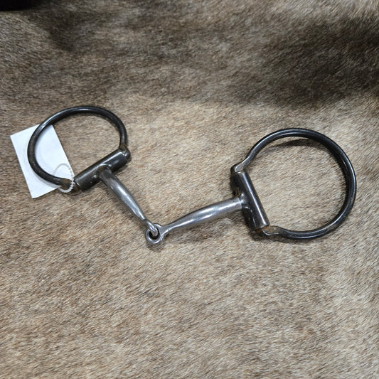 Dutton D-Ring Smooth Offset Snaffle Bit