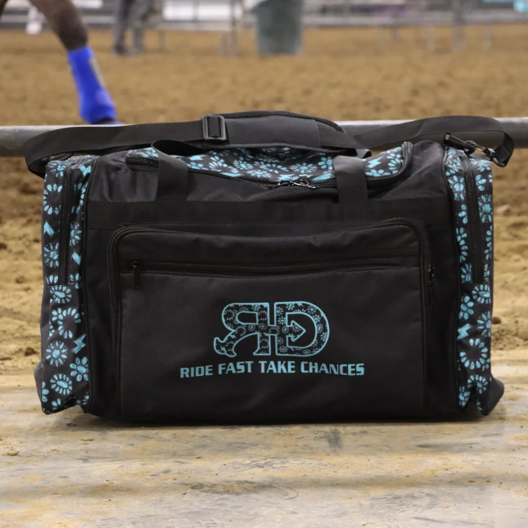 Rocket Donkey Black Turquoise Gear Bag