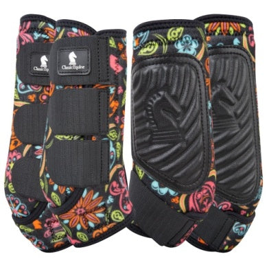 Classic Equine ClassicFit Neon Flower 4-Pack