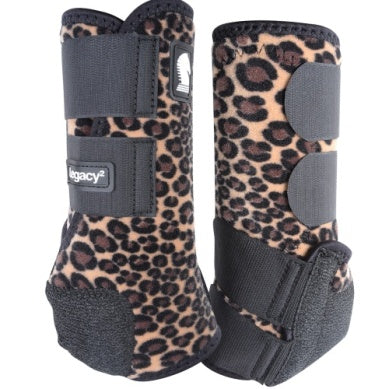 Classic Equine Legacy2 Cheetah Front Sport Boots