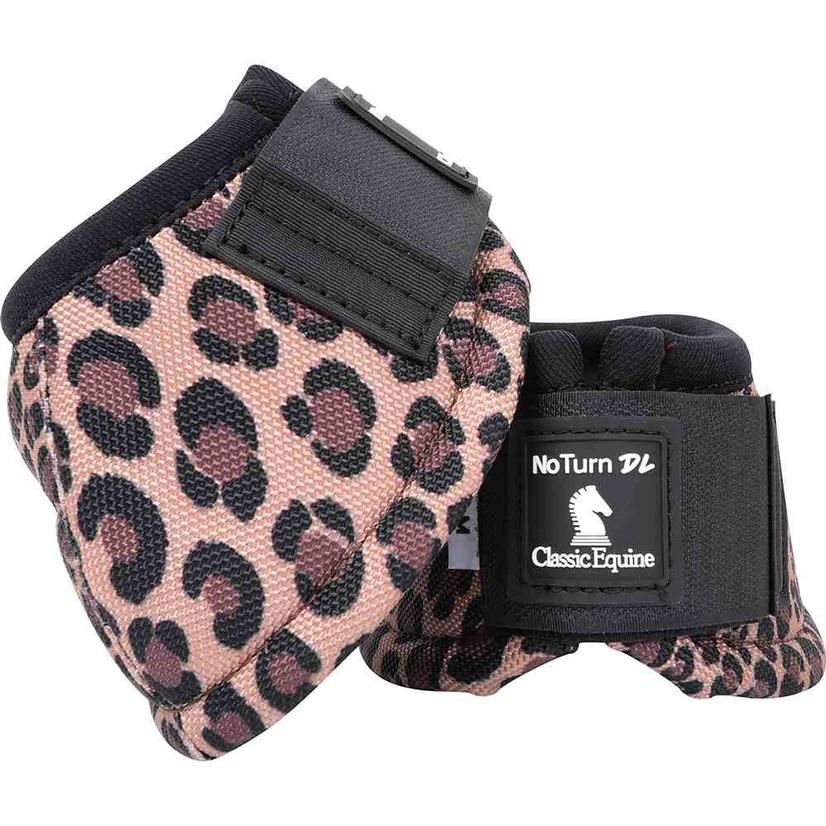 Classic Equine Bell Boots - Cheetah