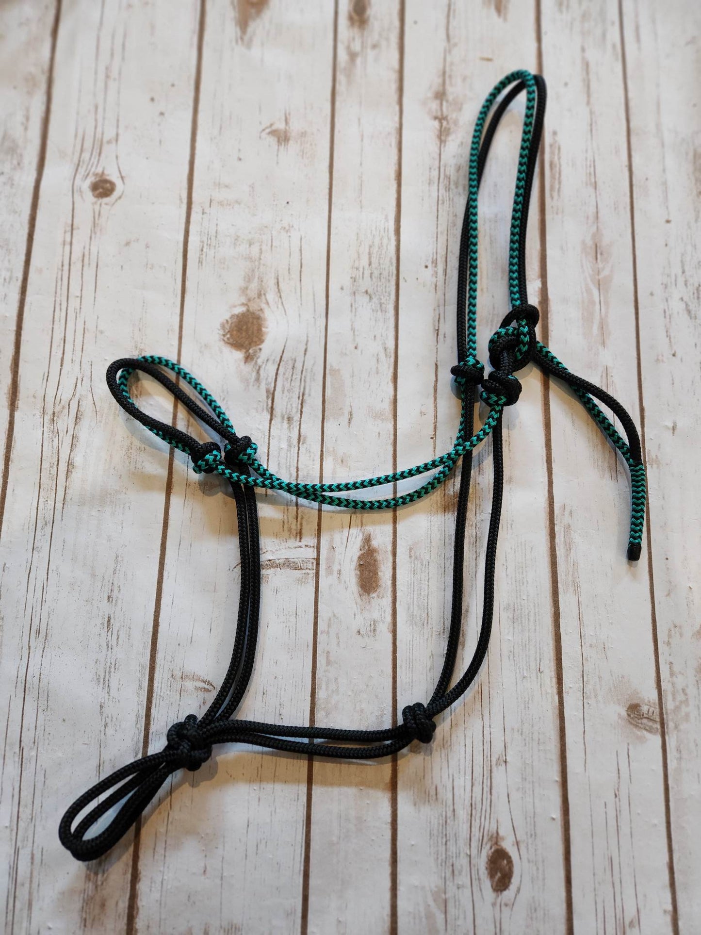 Soft 2-Knot Two Tone Rope Halter